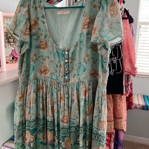 SPELL SEASHELL PLAY DRESS L EUC